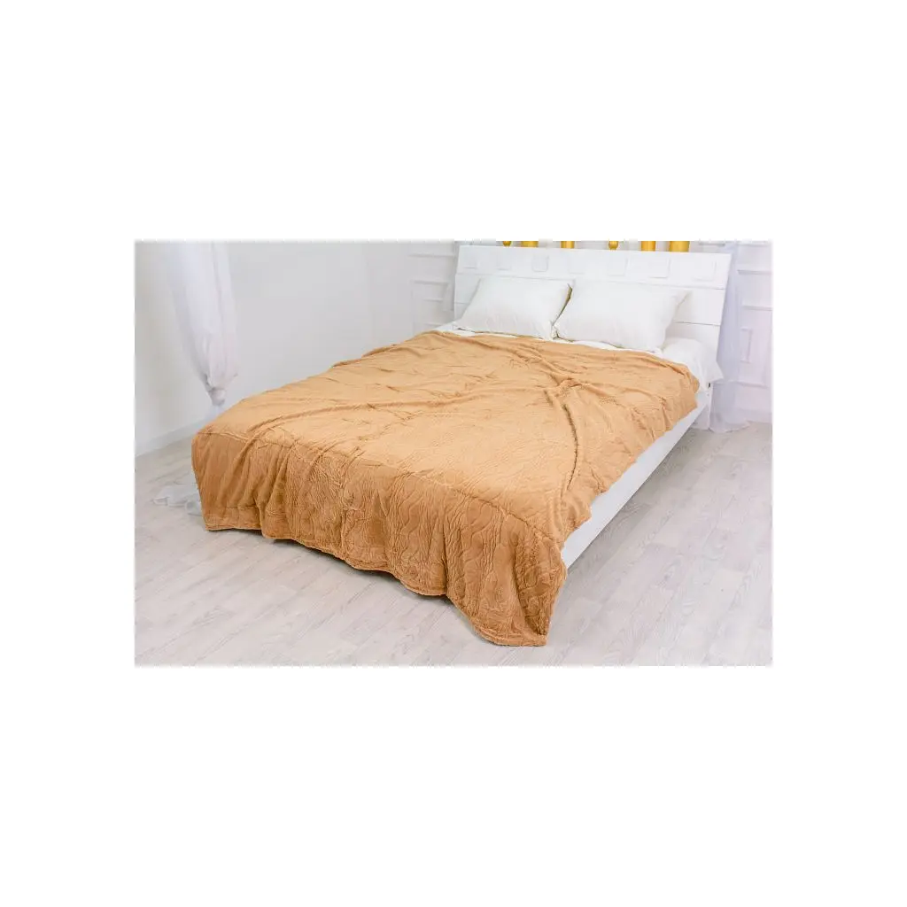 Плед MirSon 1010 Damask Cappuccino 150x200 (2200002980043) - фото 2