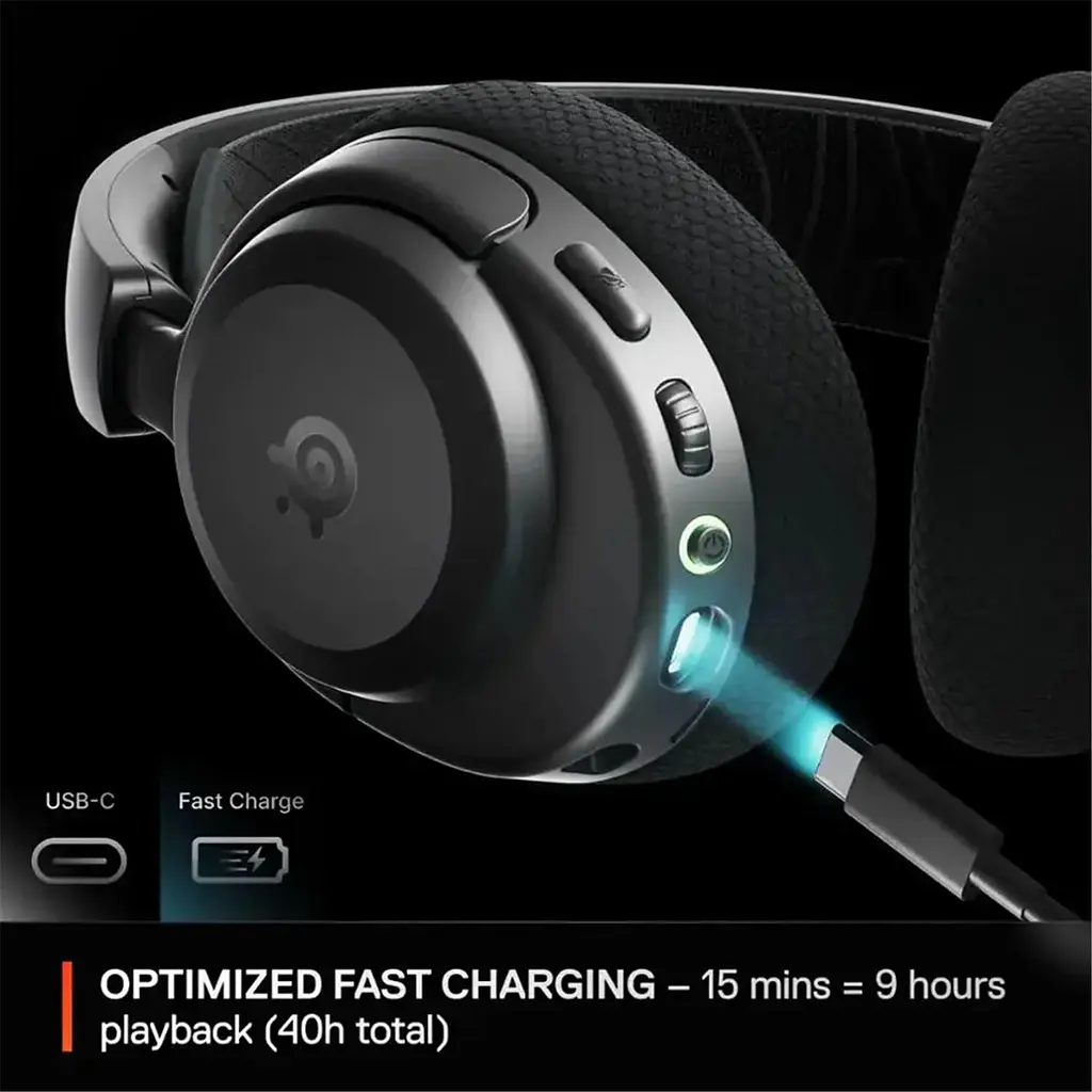 Ігрова гарнітура SteelSeries Arctis Nova 3P Wireless MultiPlatform Black (61686) - фото 10