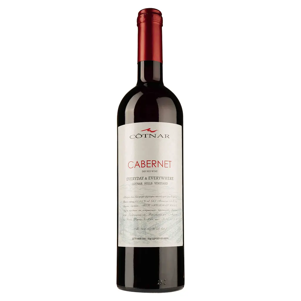 Вино Cotnar Hill Cabernet, красное, сухое, 12%, 0,75 л (587668) - фото 2