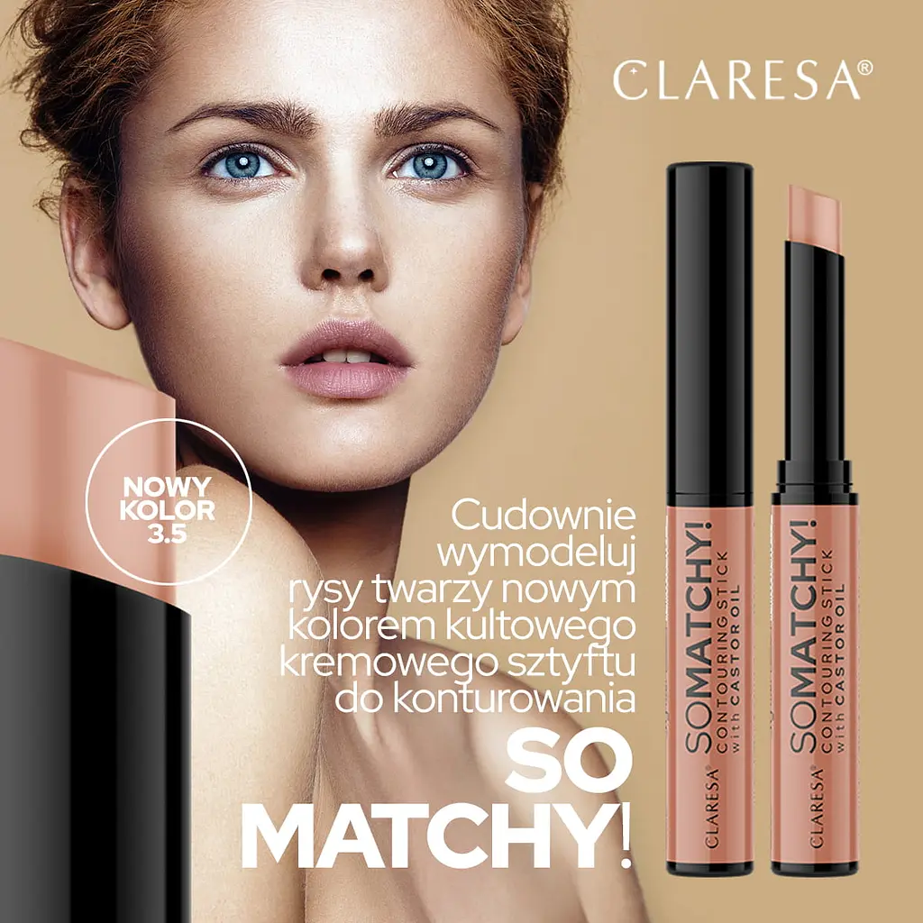 Контуруючий стик Claresa So Matchy! відтінок 3.5 (Contour) 3 г - фото 2
