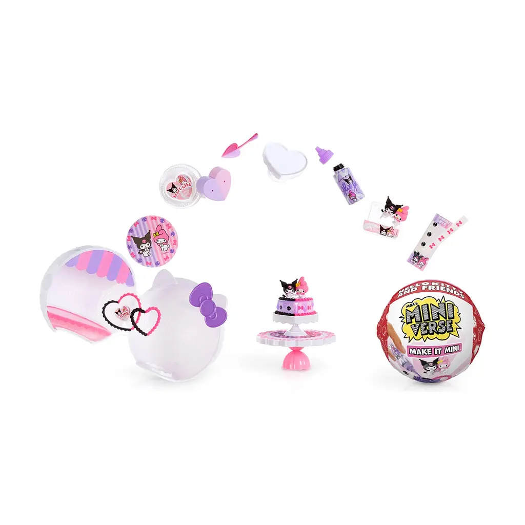Игровой набор MGA's Miniverse Sanrio S2 Создай стиль вместе с Хэллоу Китти и друзьями (547235) - фото 3