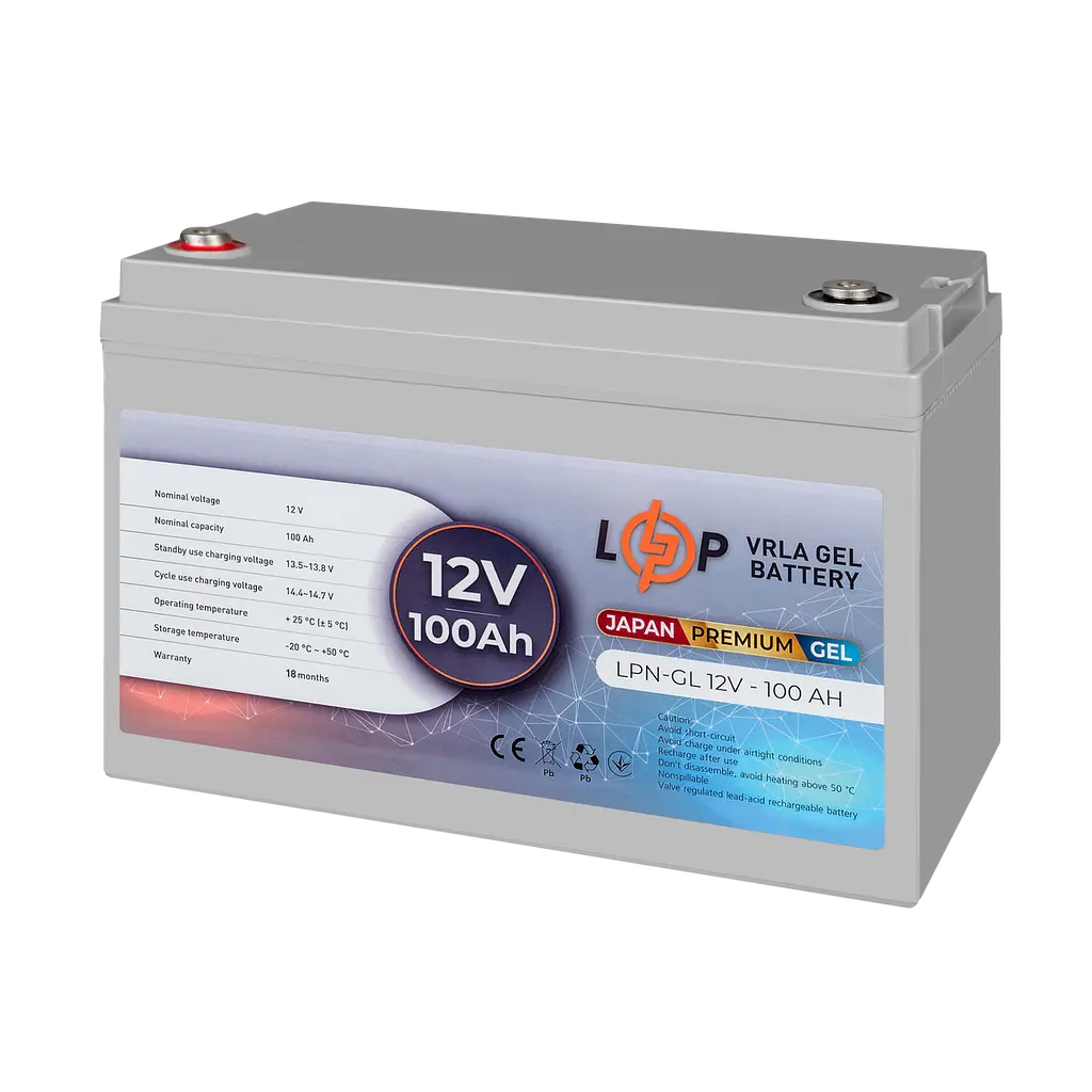 Аккумулятор гелевой LPN-GL 12 V - 100 Ah - фото 3