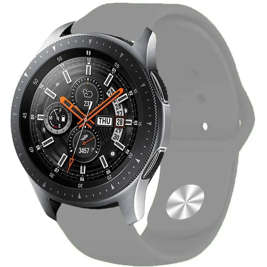 Силіконовий ремінець BeCover для Xiaomi Amazfit Bip (20 mm) Lite/Bip S Lite/Bip 3/Bip 3 Pro/GTR 42 mm/GTS/TicWatch S2/TicWatch E/GTS 3/GTS 2 mini Gray (706200) - фото 3