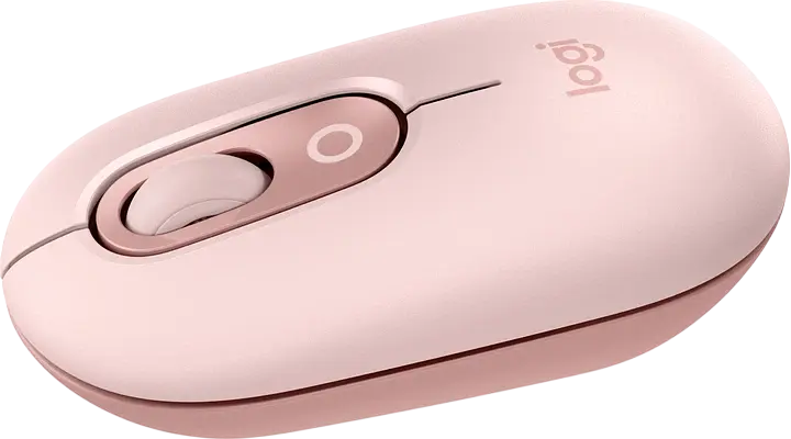 Миша бездротова Logitech POP Mouse With Emoji Bluetooth Rose (910-007413) - фото 4