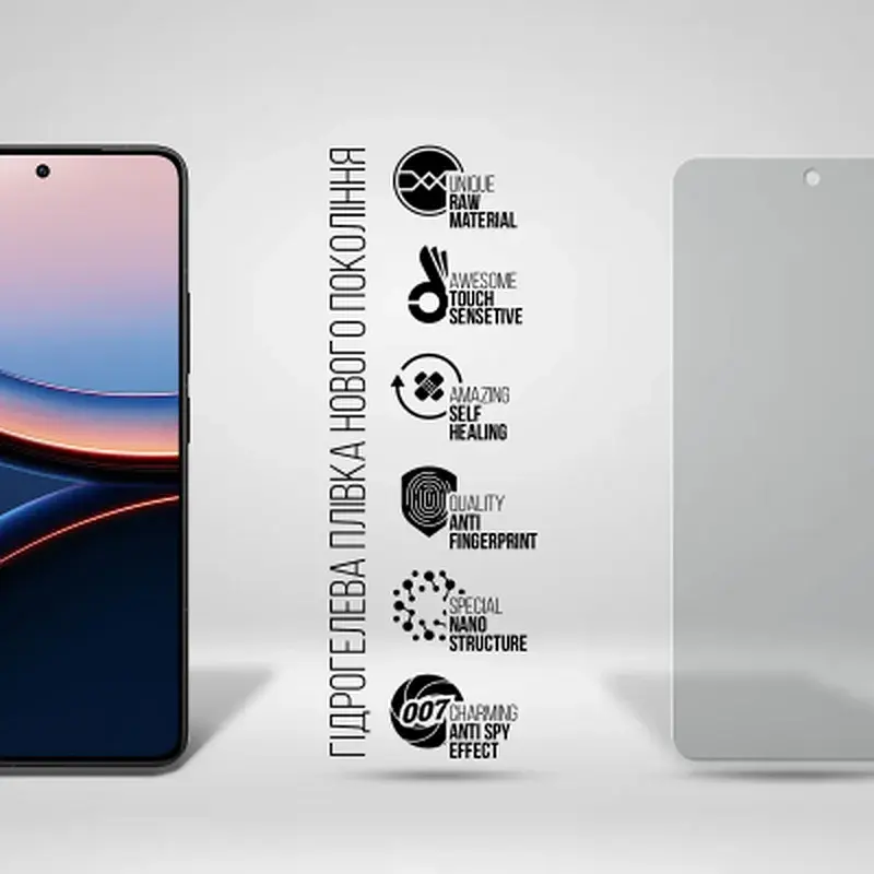 Плівка захисна Armorstandart Hydrogel Anti-spy Xiaomi Poco F7 Ultra (ARM85237) - фото 2