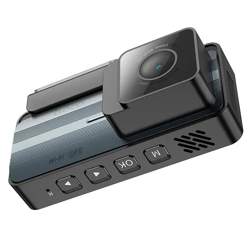 Відеореєстратор Hoco DV12 із задньою камерою (GPS, WiFi, 2K, 3,69" дисплей, паркувальний режим, циклічний запис, microSD, G-сенсор, нічний режим) - фото 5