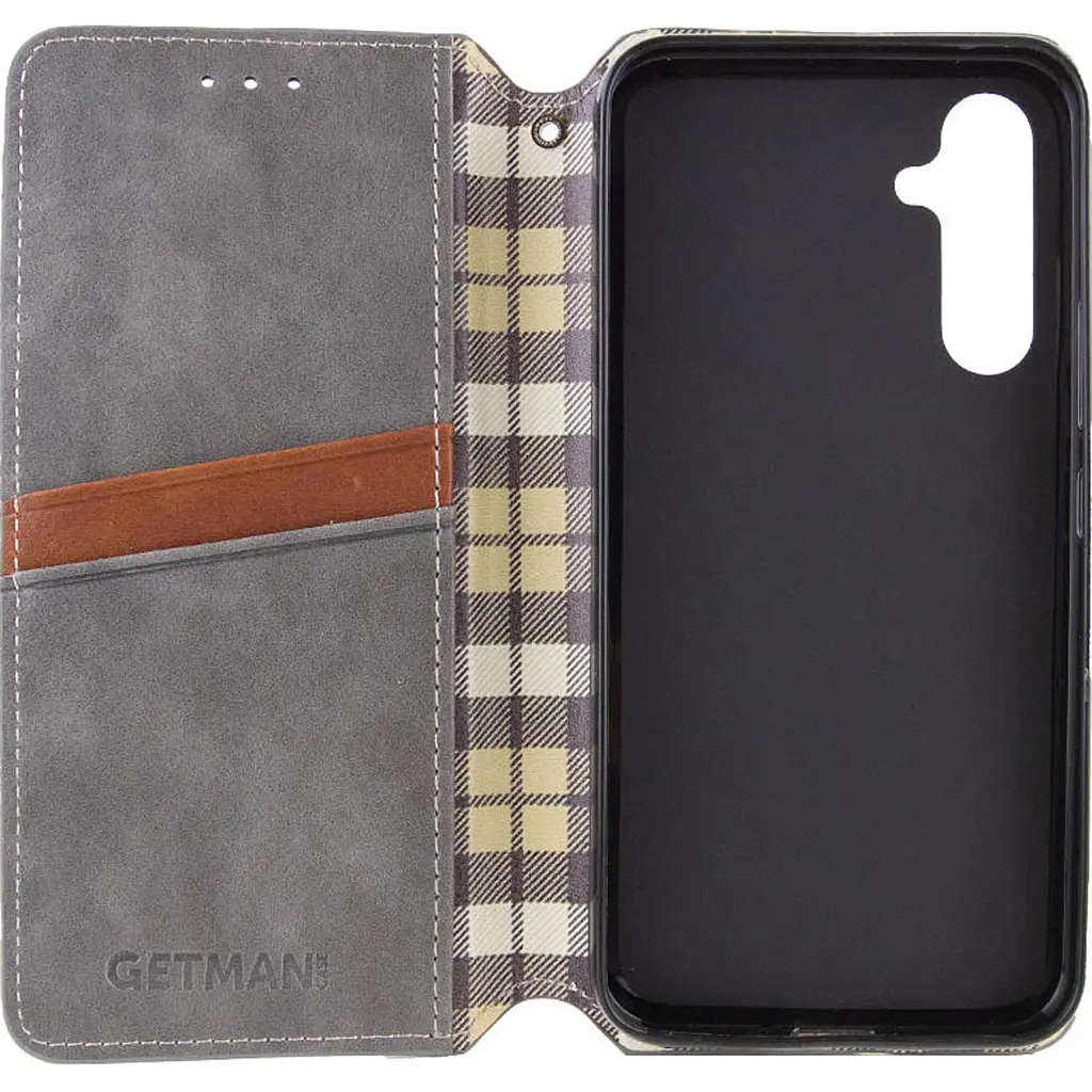 Чохол-книжка GETMAN Cubic Cover Case для Galaxy A54 5G Grey [86301] - фото 4