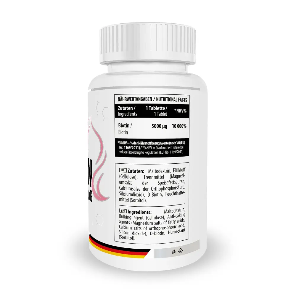 Витами В7 MST Nutrition Biotin 5000 Beauty, 100 таблеток для краси волосся і шкіри - фото 2