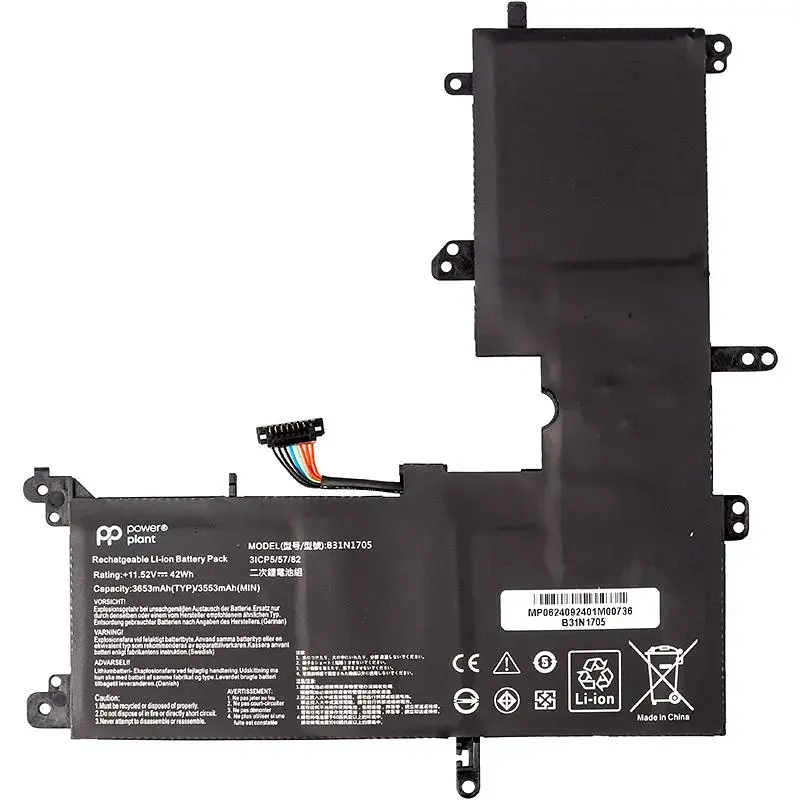 Акумулятор PowerPlant для ноутбуків ASUS VivoBook Flip 14 TP410UA (B31N1705) 11.52V 3653mAh (NB432141) - фото 2