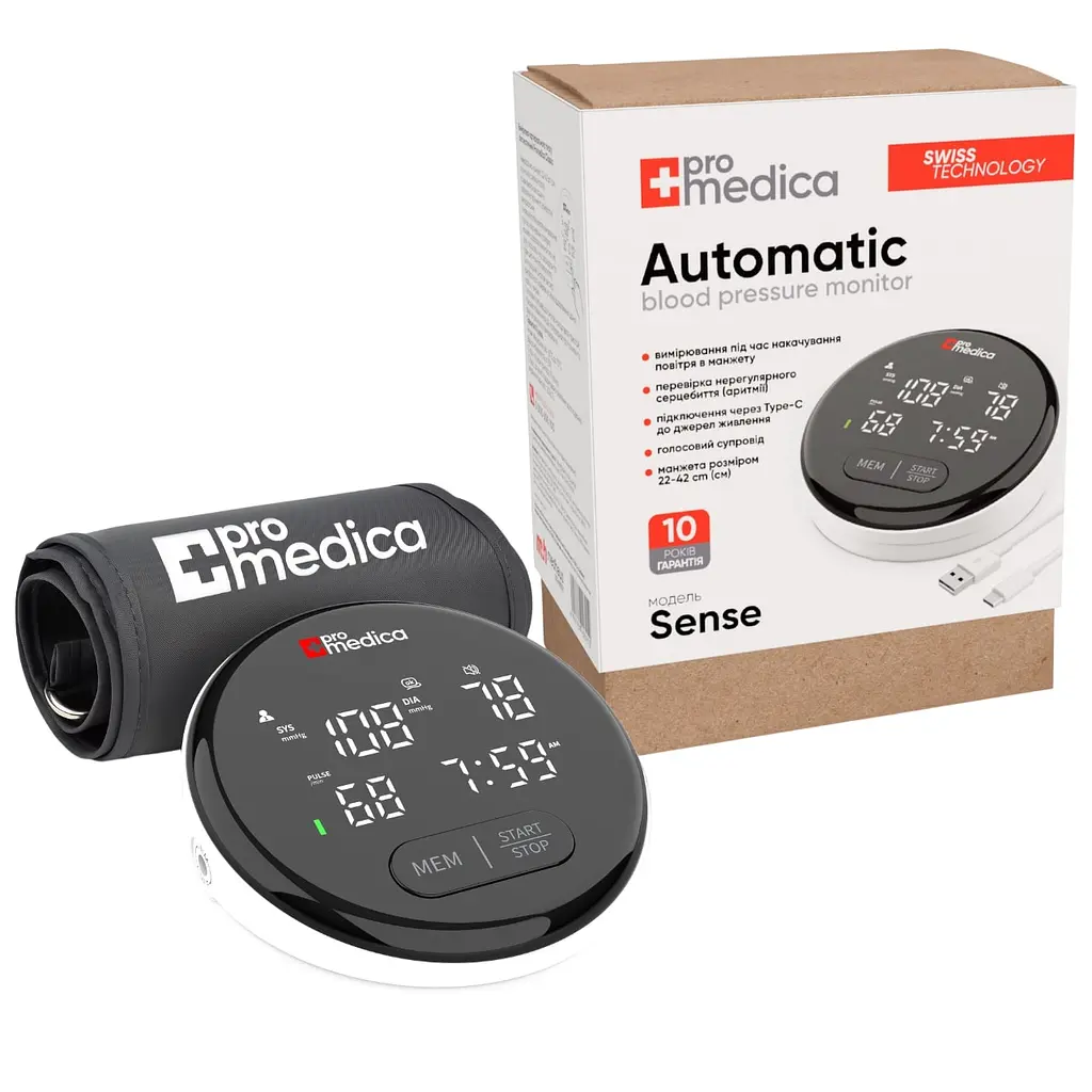 Тонометр автоматический ProMedica Sense - фото 5