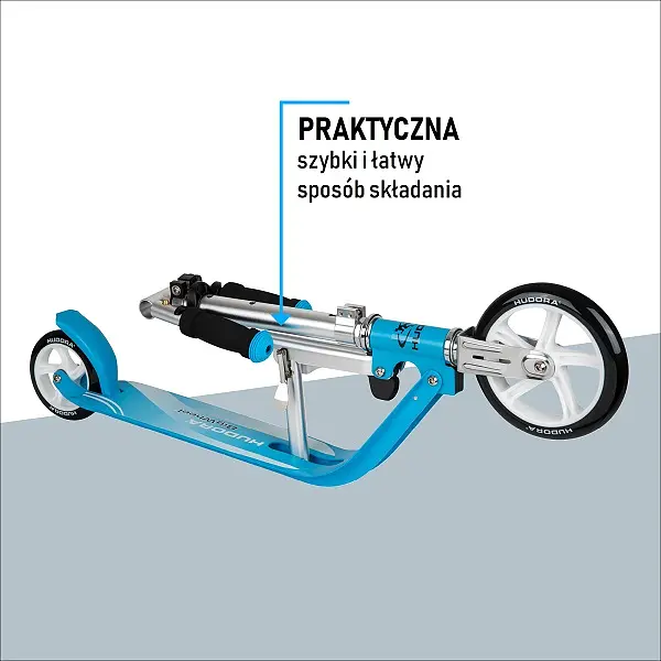 Самокат Hudora Little Big Wheel синий (14202) - фото 7
