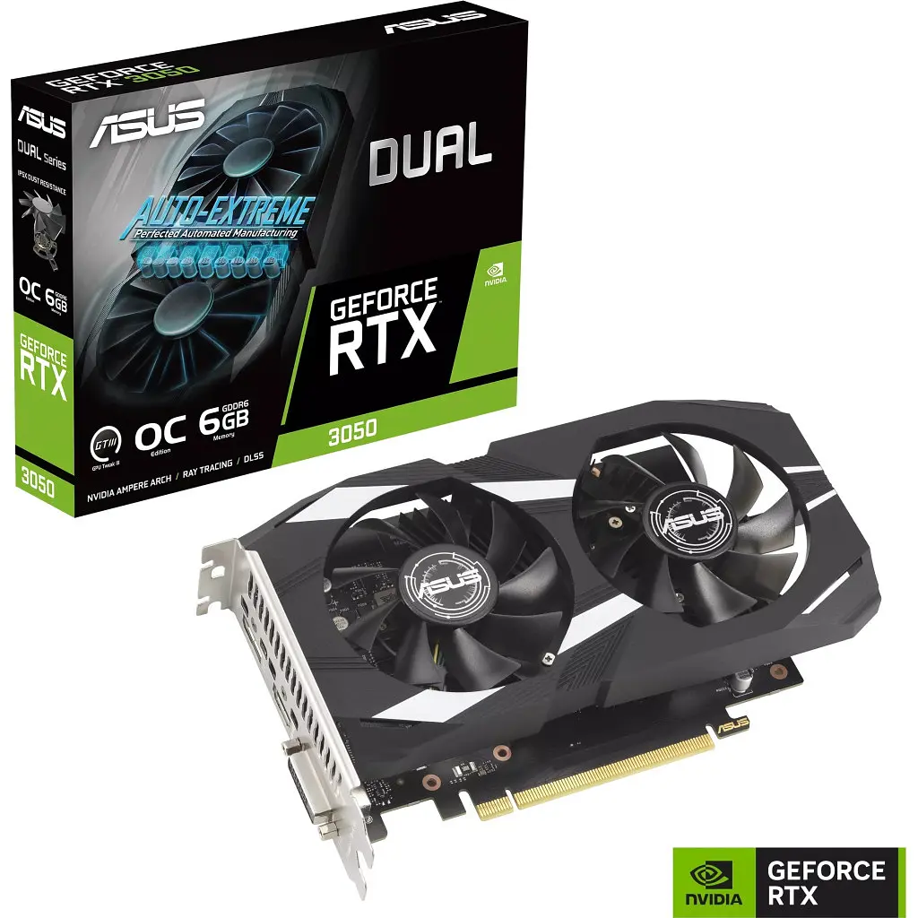 Відеокарта ASUS GeForce RTX3050 6Gb DUAL OC (DUAL-RTX3050-O6G) - фото 12