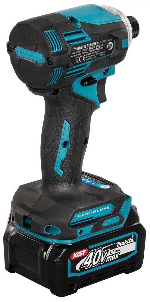 Гвинтокрут імпульсний акумуляторний Makita TD001GM201 (220 Нм, 1/4", BL, XGT) - фото 7