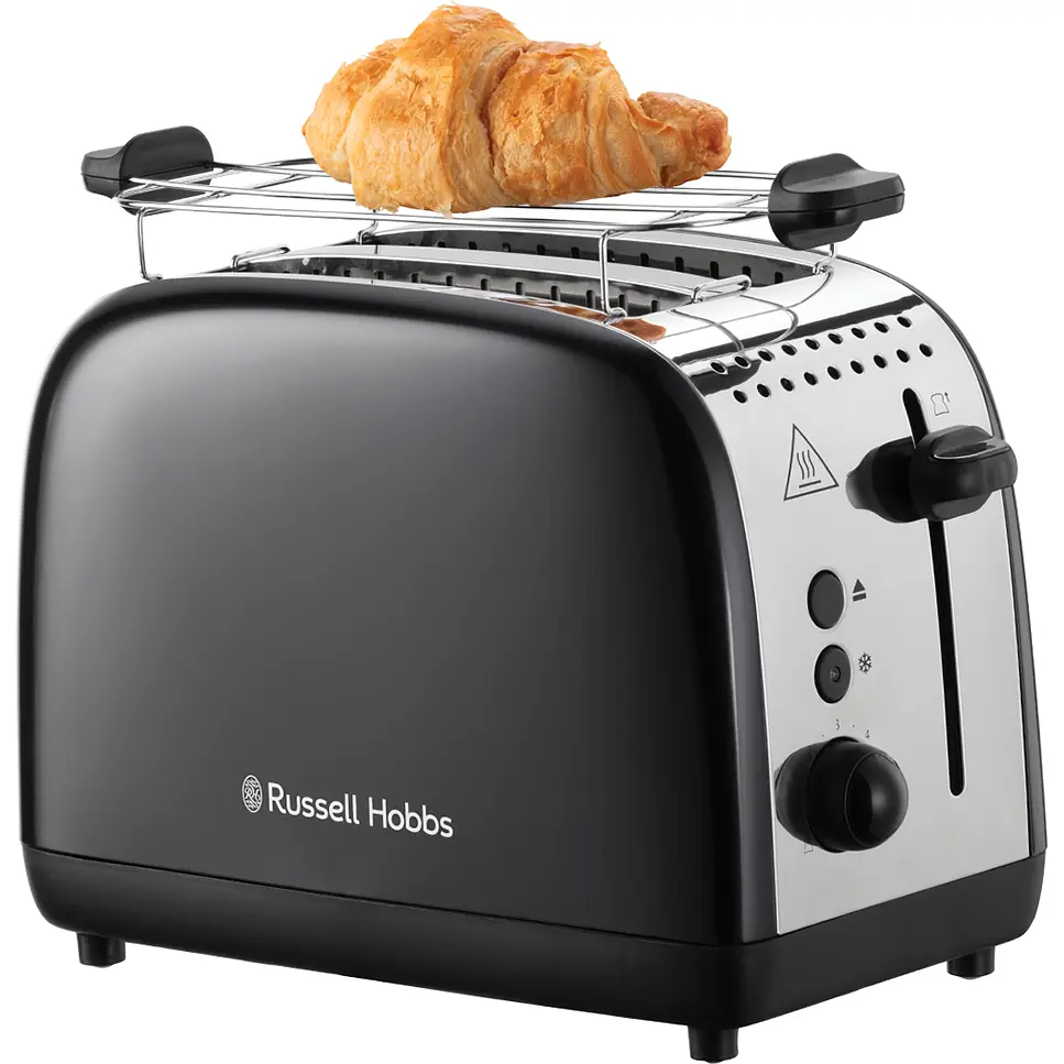 Тостер Russell Hobbs Colours Plus 26550-56 чорний (25159036001) - фото 3