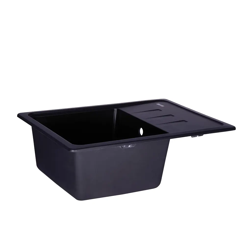 Кухонна мийка Lidz 620x435/200 ANT-15 (LIDZANT15620435200), Чорний - фото 2