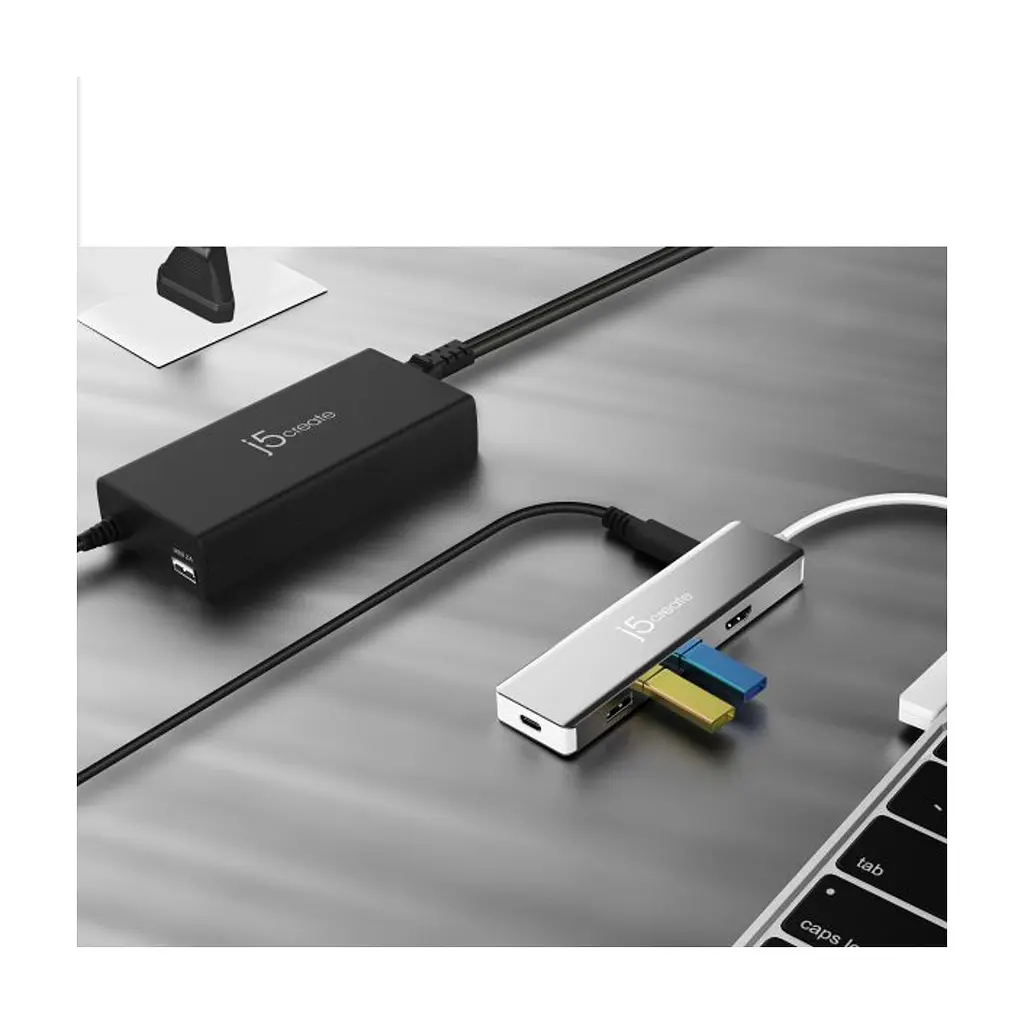 Блок питания для ноутбука J5create USB-C/PD/90W, USB-A/10W (JUP2290C-EN) - фото 5