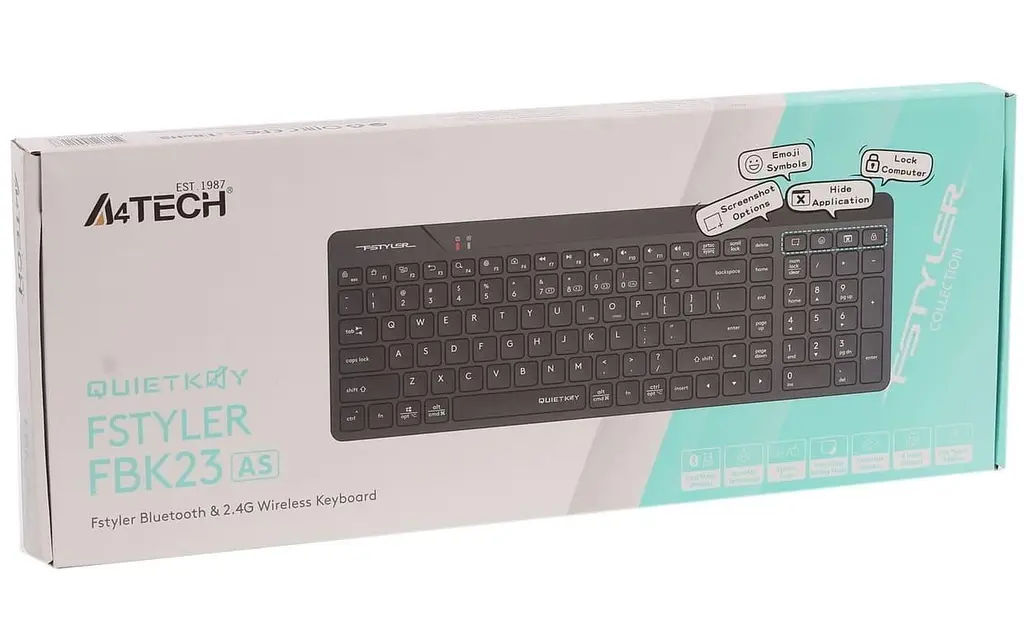 Клавіатура A4Tech Fstyler FBK23 AS Black (FBK23 AS (Black)) - фото 8