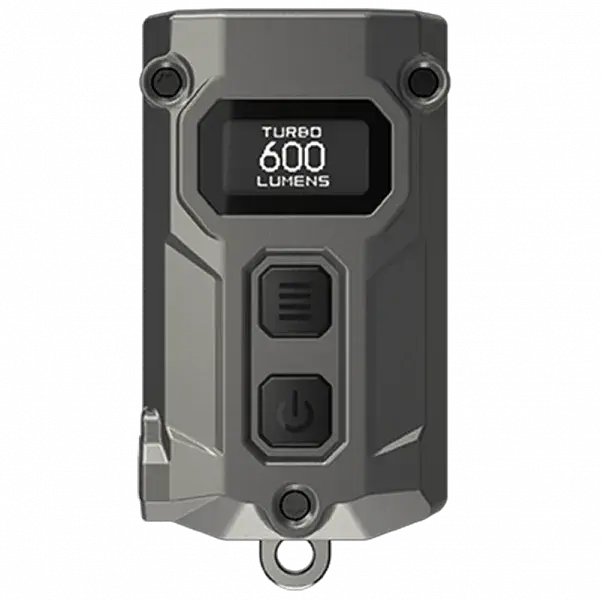 Ліхтар брелок Nitecore TINI 3 2xNiteLab UHE LED 600 лм USB-C (5 режимів) Сірий - фото 2
