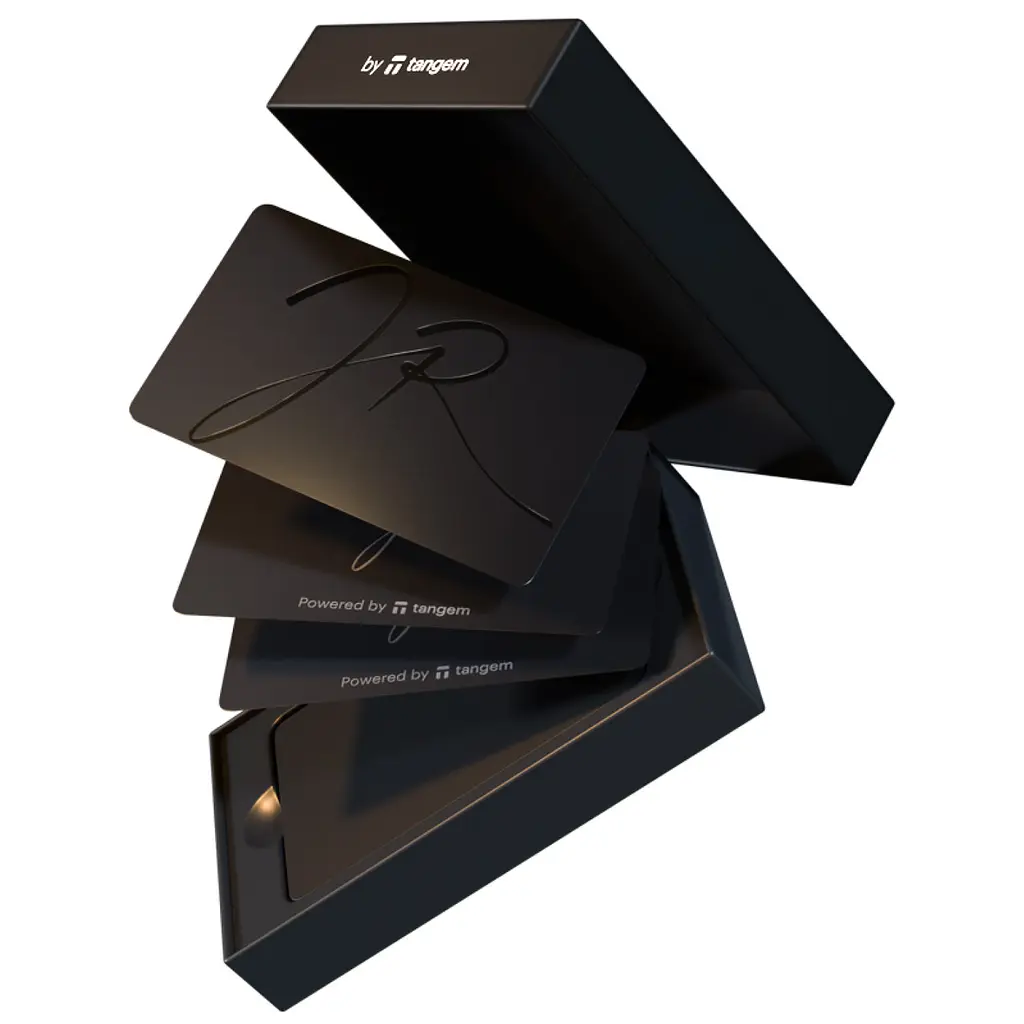 КриптогаманецьTangem 2.0 Julien Roman Wallet набір з 3 карт Чорний/Black (TG-JROM) - фото 3