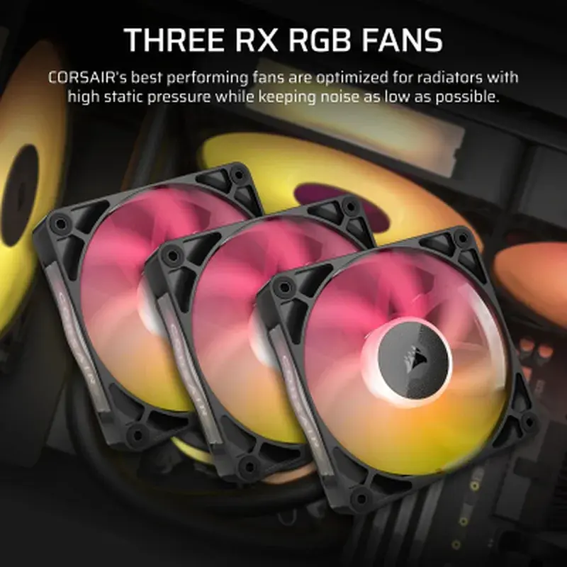 Система рідинного охолодження Corsair iCUE LINK TITAN 360 RX RGB (CW-9061018-WW) - фото 7