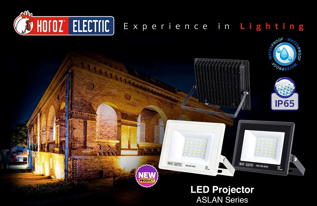 Прожектор світлодіодний Horoz Electric ASLAN-20 20W 6400K білий - фото 3