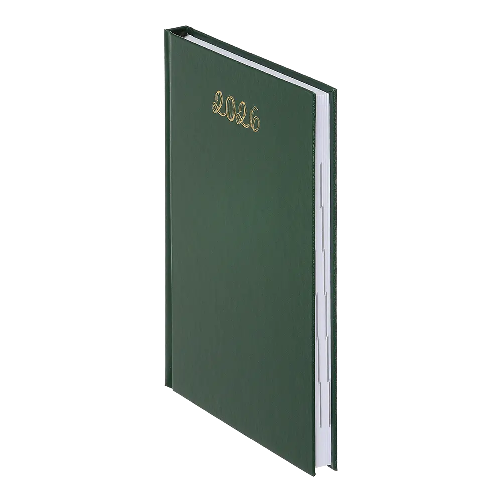 Щоденник датований Buromax Optimal 2026 A5 бумвініл зелений (BM.2121-04) - фото 2