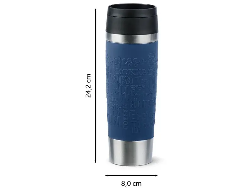 Термокухоль Tefal Travel Mug Classic 0.5 л Blue (N2022110) - фото 2