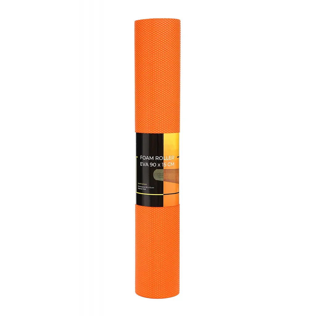 Масажний ролик Cornix EVA+ 90 x 15 см (валик, ролер) XR-0312 Orange - фото 4