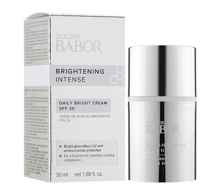 Освітлювальний крем для обличчя Doctor Babor Brightening Intense Daily Bright Cream SPF20 50 мл - фото 2