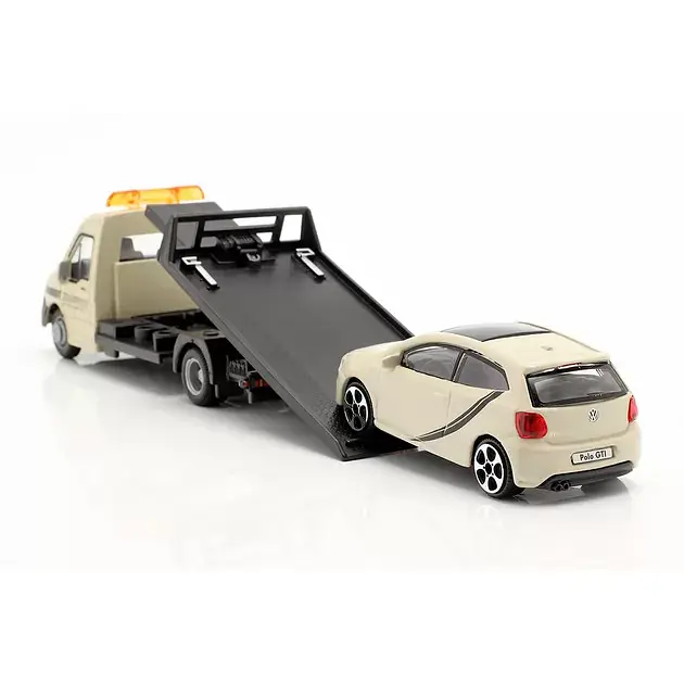 Ігровий набір Автоперевізник з автомоделлю VW Polo GTI Mark 5 KIDDISVIT 18-31403 Різнокольоровий shop (4893993314034) - фото 2
