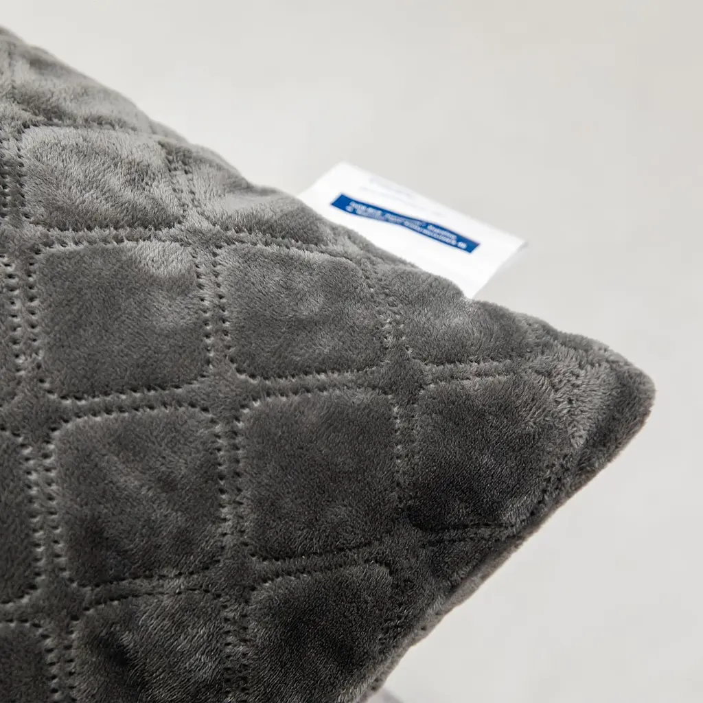 Подушка декоративна ТЕП Velour 40х40 см 272 сіра (3-00437_07368) - фото 2