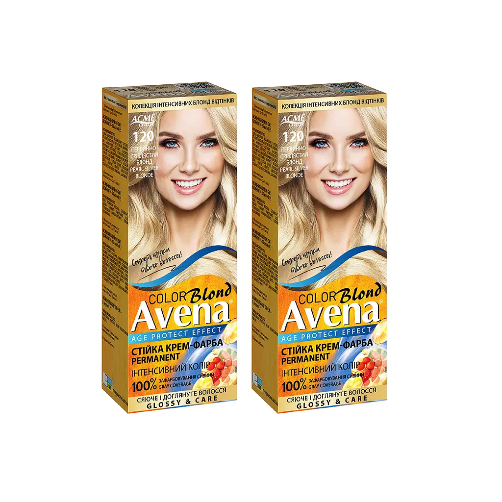 Стойкая крем-краска для волос Avena Blond Color жемчужно-серебристый блонд 120 138 мл - фото 9