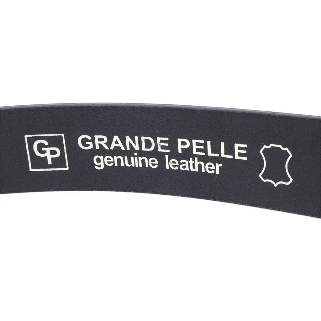 Ремінь шкіряний Grande Pelle чоловічий 3,4х120 см acs0026883 - фото 4