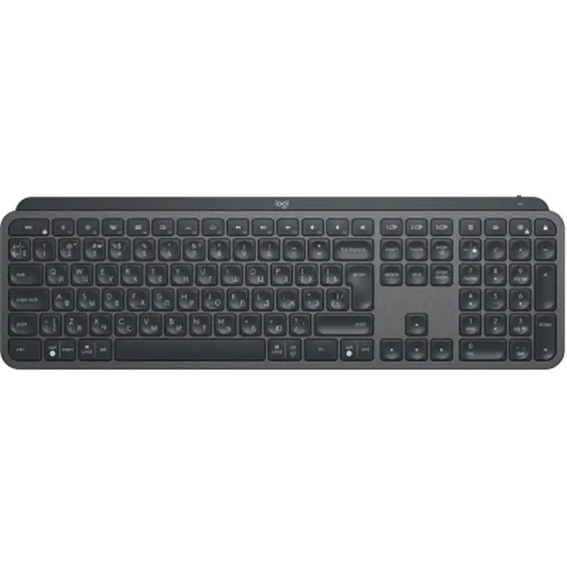 Комплект: клавіатура, миша, бездротовий Logitech MX Keys Combo for Business Graphite US (920-010933) - фото 2