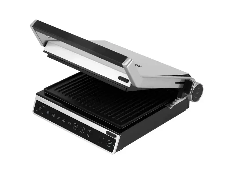 Електрогриль притискний Polaris PGP 7002 Optimal Temp Silver - фото 2