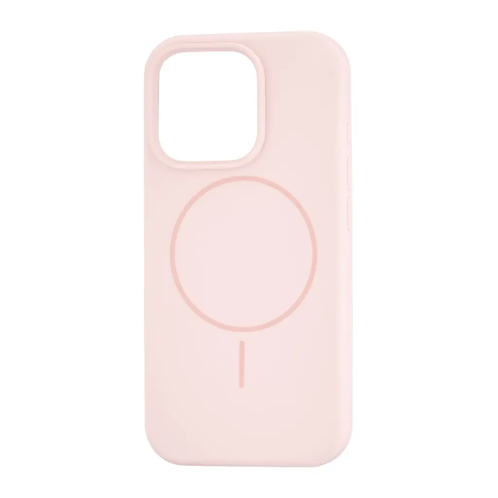 Чохол Silicone Case Full Cover with MagSafe iPhone 16 Pro Pink Sand