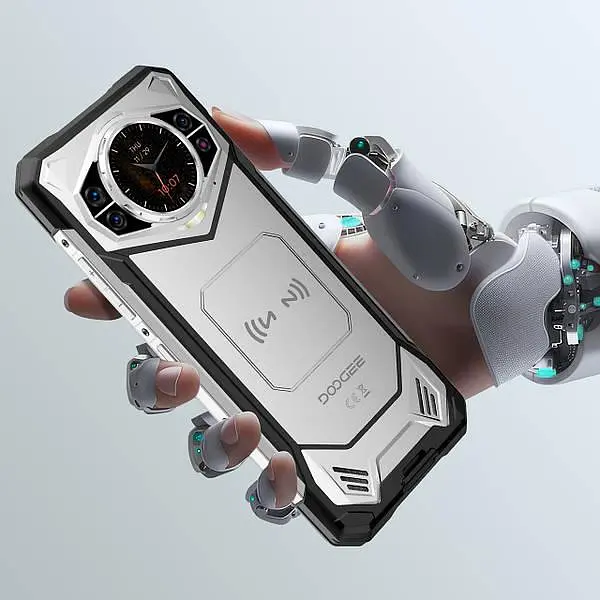 Смартфон Doogee S200 12/256 Gb Mecha Silver (6923740227824) - фото 3