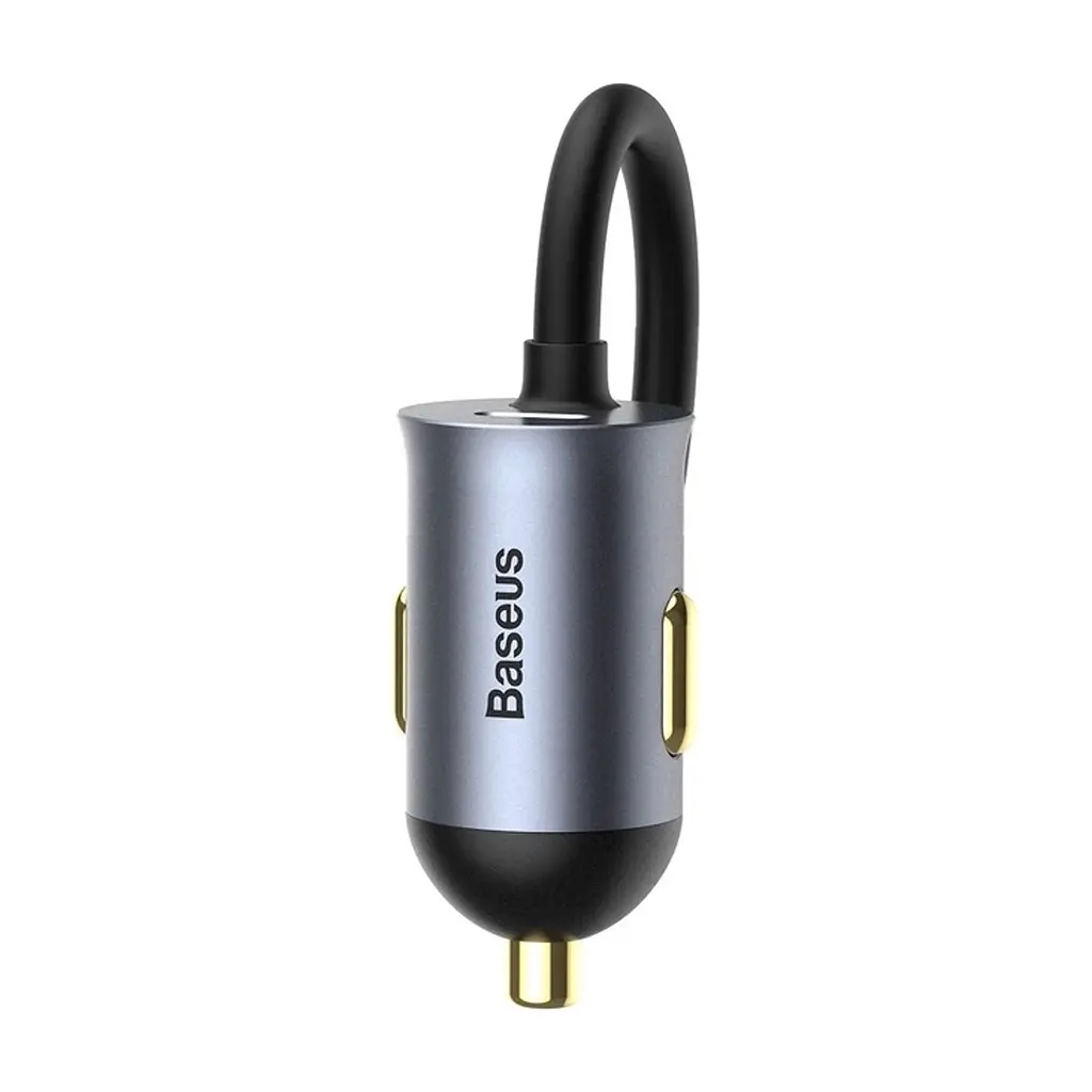 Зарядний пристрій Baseus 2xUSB-C + 2xUSB 120W + extension cord gray (CCBT-A0G) - фото 6