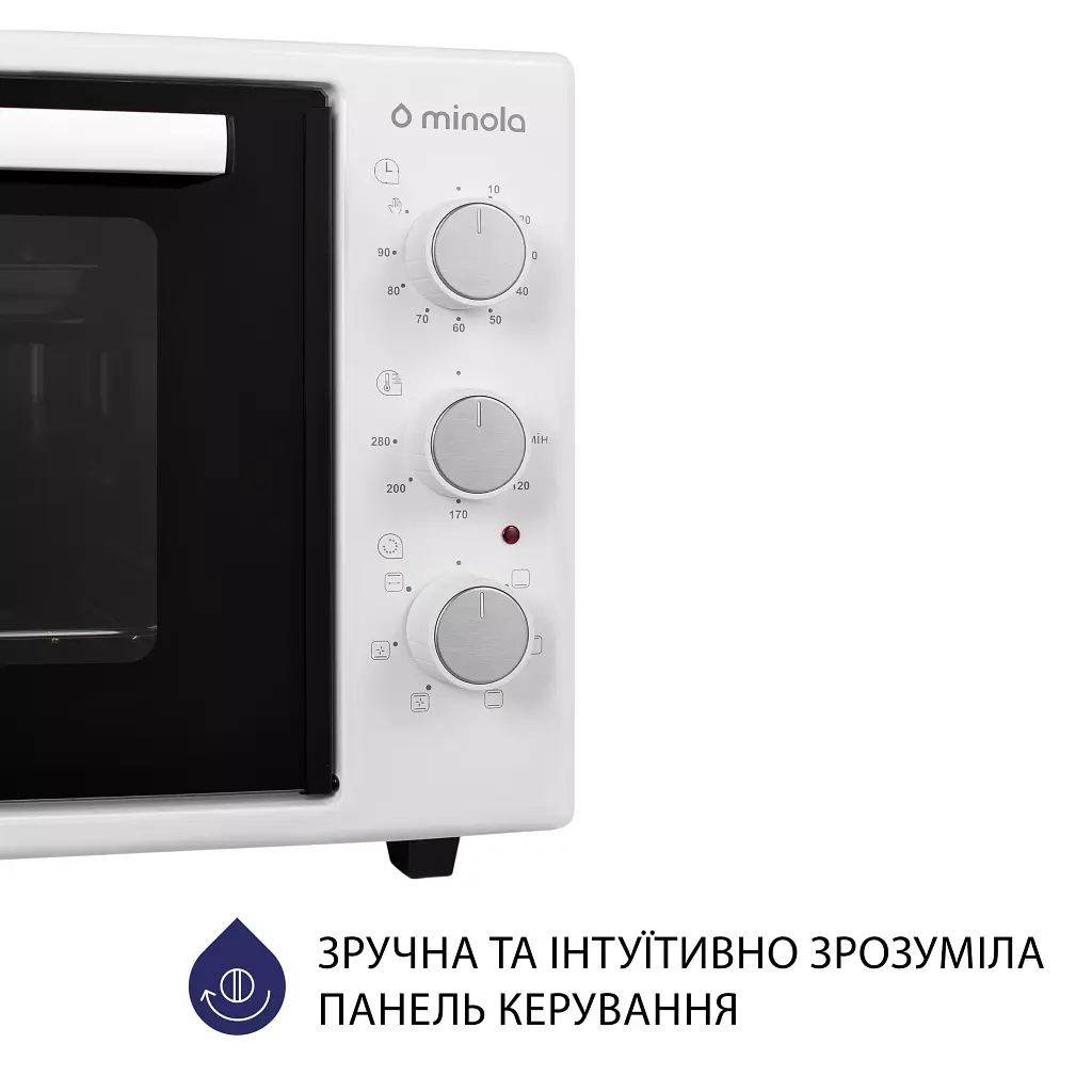 Электрическая печь Minola FOET 3714 WH - фото 3