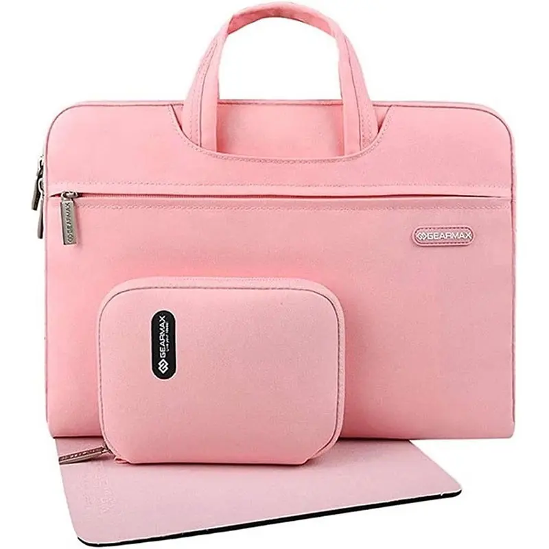 Сумка для ноутбуку WIWU Campus Slim Case 13.3 Пудровий - фото 2