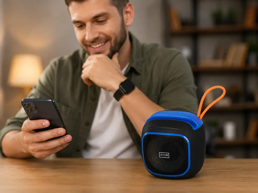 Колонка Bluetooth JZ-1125 / Портативна Bluetooth колонка - фото 2