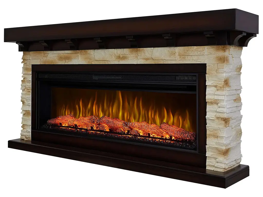Камінокомплект ArtiFlame LUDWIG AF50 Махагон коричневий антік