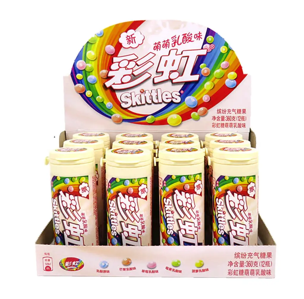 Драже Skittles Yogurt Flavor Tube 30г - фото 6