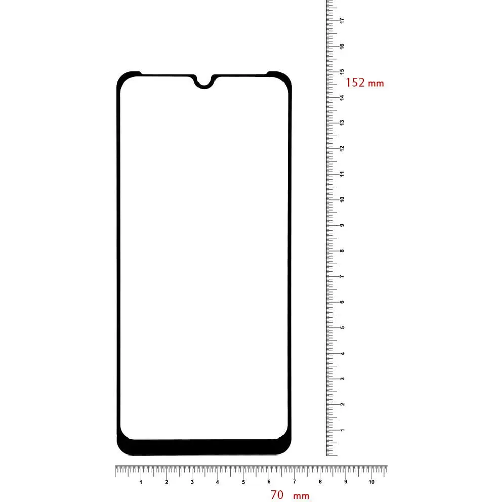 Захисне скло BeCover для Vivo V17 Neo Black (704065) - фото 3