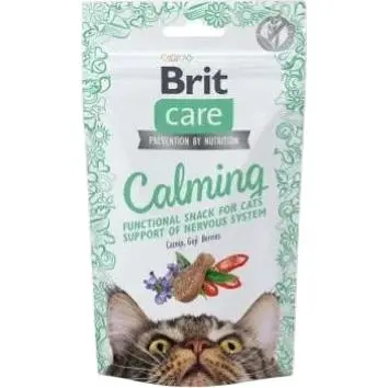 Функціональні ласощі для котів Brit Care Cat Snack Calming з куркою 50 г