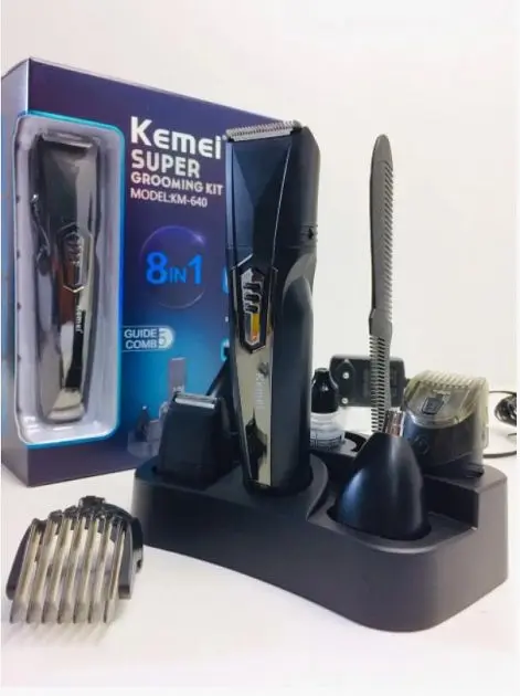 Машинка для стрижки Kemei KM-640 8 в 1 (MER-13412_483) - фото 3