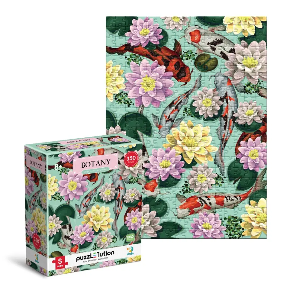Пазл "Ботаніка: Квіти лотоса та рибки" DoDo Toys 300612, 350 елементів - фото 5