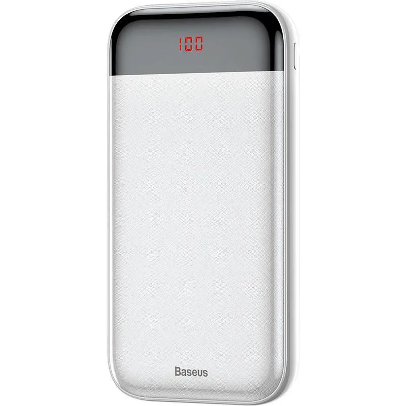 Портативна батарея Powerbank Baseus Xiaomini Cu 20000 mAh PPALL-CKU02 White - фото 6