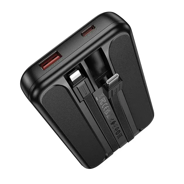 Портативна батарея Powerbank Hoco Q28 Victory 22.5W+PD20W 10000mAh Black - фото 5