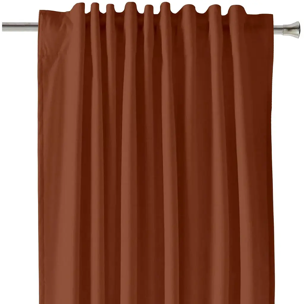 Штори на кухню та в кімнату Cosas Cinnamon 180х250 см 2 шт кориця (Curtains_46Cinnamon_DUK_180x250) - фото 2